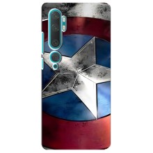 Чехол МАРВЕЛ для Ксяоми Ми 10 (AlphaPrint) (Щит Капитана Америки)