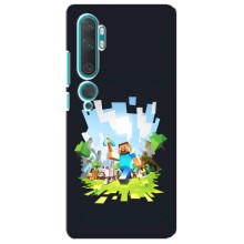 Чехол Майнкрафт на Xiaomi Mi 10 (AlphaPrint) Minecraft (персонажи Minecraft)