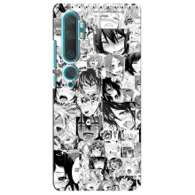 Анимешный чехол для Xiaomi Mi 10 (Ahegao manga)