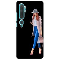 Чехол с картинкой Модные Девчонки Xiaomi Mi 10 – Девушка со смартфоном