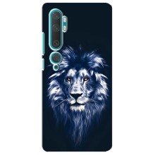 Чохол з картинкою ЛЕВ для Xiaomi Mi 10 (VPrint) (Синій Лев)