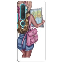 Чехол Стильные девушки на Xiaomi Mi 10 (Девушка Путешественник)