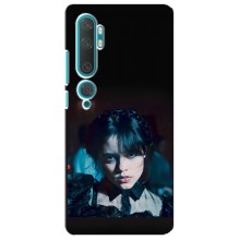 Чехлы Венсдей на Xiaomi Mi 10 Уэнсдей (AlphaPrint) (взгляд Уэнздей)
