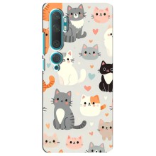 Чохол з малюнком кіт на Xiaomi Mi 10 (Колаж котів)