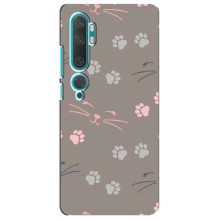 Чохол з малюнком кіт на Xiaomi Mi 10 (Лапи і вуса)