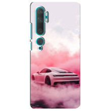 Чехол с авто Порше для Xiaomi Mi 10 – Розовый Порше