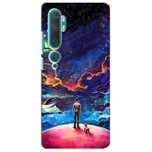Космические Чехлы для Ксяоми Ми 10 (VPrint) (Галактический вид)