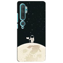 Космические Чехлы для Ксяоми Ми 10 (VPrint) (На луне)