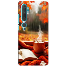 Чохол з унікальним дизайном 'Осінь з кавою' для Xiaomi Mi 10 – Кава і дощ