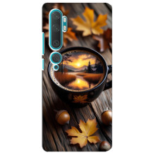 Чохол з унікальним дизайном 'Осінь з кавою' для Xiaomi Mi 10 – Темна кава