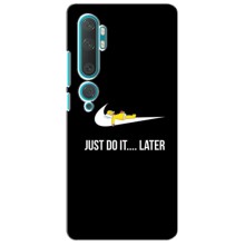 Силиконовый Чехол на Xiaomi Mi 10 с картинкой Nike (Later)