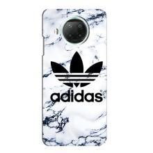 Чохли Адидас для Xiaomi Mi 10i (AlphaPrint) (Адідас на мраморі)