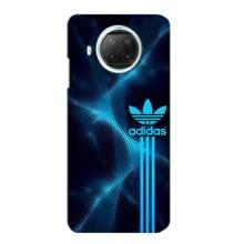 Чохли Адидас для Xiaomi Mi 10i (AlphaPrint) (Синій Адідас)