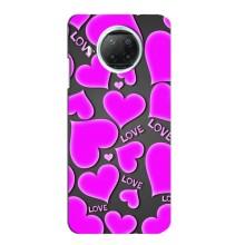 Чехлы для любимой на Мі 10і (VPrint) (Pink hearts)