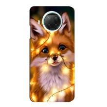 Чохли з картинкою Лисичка для Xiaomi Mi 10i (VPrint) (Лисичка в гірляндах)