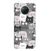 Чохли з Котиками для Xiaomi Mi 10i (VPrint) (Мальовані котики)
