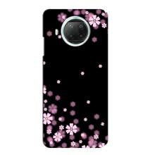 Чехол для МИ 10и - с принтом (Дизайнерские) (AlphaPrint) (Цветочки маленькие)