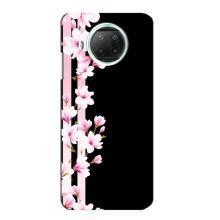 Чехол для МИ 10и - с принтом (Дизайнерские) (AlphaPrint) (Цветочки)