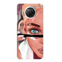 Чохол з друком для Xiaomi Mi 10i - (Мода) (AlphaPrint) (Макіяж)