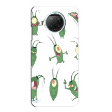 Чехол с картинкой "Одноглазый Планктон" на Xiaomi Mi 10i (Настроение Планктона)