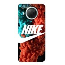Чохол для Xiaomi Mi 10i - з принтом Найк (AlphaPrint) (Димчастий найк)