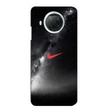 Чохол для Xiaomi Mi 10i - з принтом Найк (AlphaPrint) (Найк червоний)