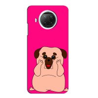 Чехол (ТПУ) Милые собачки для Xiaomi Mi 10i (Веселый Мопсик)
