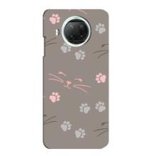 Чохол з малюнком кіт на Xiaomi Mi 10i – Лапи і вуса