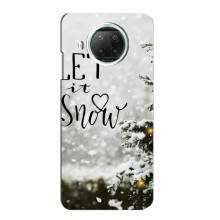 Новогодние, Праздничные Чехлы для Xiaomi Mi 10i - 2024 год (Let it snow)