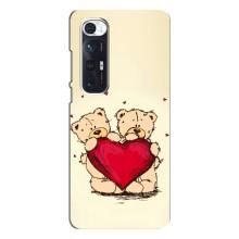 Чехлы для любимой на Сяоми Ми 10с (VPrint) (Медвежонки)