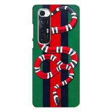 Чехлы ГУЧЧИ для Сяоми Ми 10с (AlphaPrint) (Gucci змия)