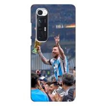 Чехлы Лео Месси Аргентина для Xiaomi Mi 10s (Месси король)