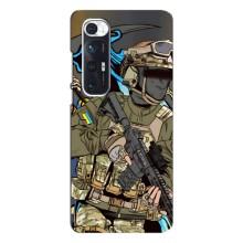 Чехлы с картинкой ЗСУ для Xiaomi Mi 10s (AlphaPrint) (Воин ВСУ)