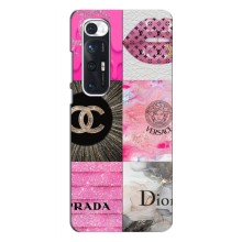 Чехол (Dior, Prada, YSL, Chanel) для Xiaomi Mi 10s (Модница)