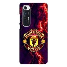 Чехол Манчестер Юнайтед для Сяоми Ми 10с (AlphaPrint) (огненный Манчестер)