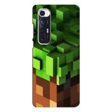 Чехол Майнкрафт на Xiaomi Mi 10s (AlphaPrint) Minecraft (текстура Майнкрафт)