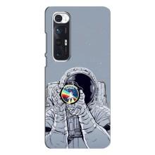 Чехол NASA для Xiaomi Mi 10s (AlphaPrint) (Космонавт фото)