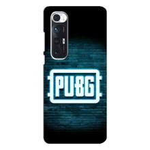 Чехол PUBG для Сяоми Ми 10с (AlphaPrint) (Лого PUBG)