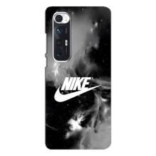 Чехол для Xiaomi Mi 10s - с принтом Найк (AlphaPrint) (Лого Найк)