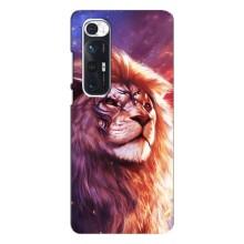 Чехол со Львом для Xiaomi Mi 10s (VPrint) (Красочный Лев)