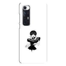 Чехлы Венсдей на Xiaomi Mi 10s Уэнсдей (AlphaPrint) (танец Уэнздей)