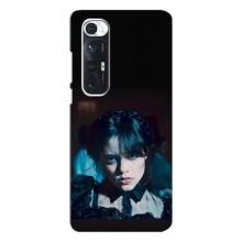 Чехлы Венсдей на Xiaomi Mi 10s Уэнсдей (AlphaPrint) (взгляд Уэнздей)