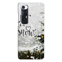 Новогодние, Праздничные Чехлы для Xiaomi Mi 10s - 2024 год (Let it snow)