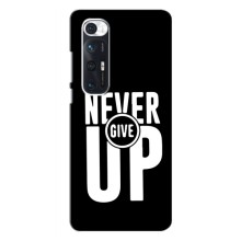 Силиконовый Чехол на Xiaomi Mi 10s с картинкой Nike – Never Give UP