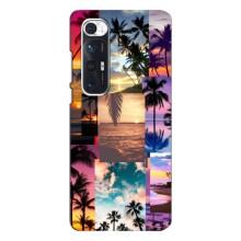 Силиконовый чехол с КАРТИНКАМИ лето для Xiaomi Mi 10s (AlphaPrint) (Летний отпуск)