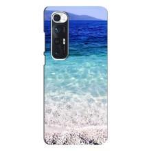 Силиконовый чехол с КАРТИНКАМИ лето для Xiaomi Mi 10s (AlphaPrint) (Море)