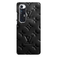 Текстурный Чехол Louis Vuitton для Сяоми Ми 10с (Черный ЛВ)