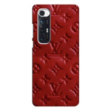 Текстурний Чохол Louis Vuitton для Сяомі Мі 10с – Червоний ЛВ