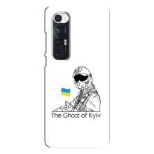 Защитные чехлы (Призрак Киева) для Xiaomi Mi 10s (AlphaPrint) (Летчик Киева)