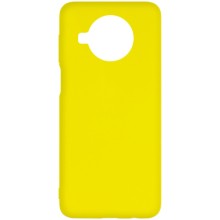 Чехол Silicone Cover Full without Logo (A) для Xiaomi Mi 10T Lite / Redmi Note 9 Pro 5G – Желтый